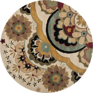 Safavieh Soho Soh701 Ivory/Multi Area Rug Round