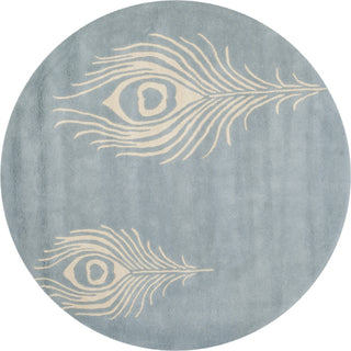 Safavieh Soho Soh704 Light Blue/Ivory Area Rug Round