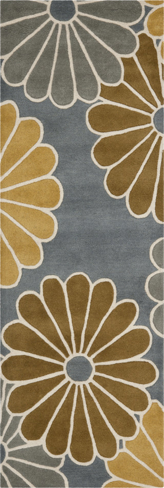 Safavieh Soho Soh705 Grey/Yellow Area Rug Runner