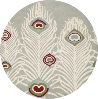 Safavieh Soho Soh709 Grey/Ivory Area Rug Round