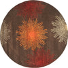 Safavieh Soho Soh712 Brown/Multi Area Rug Round