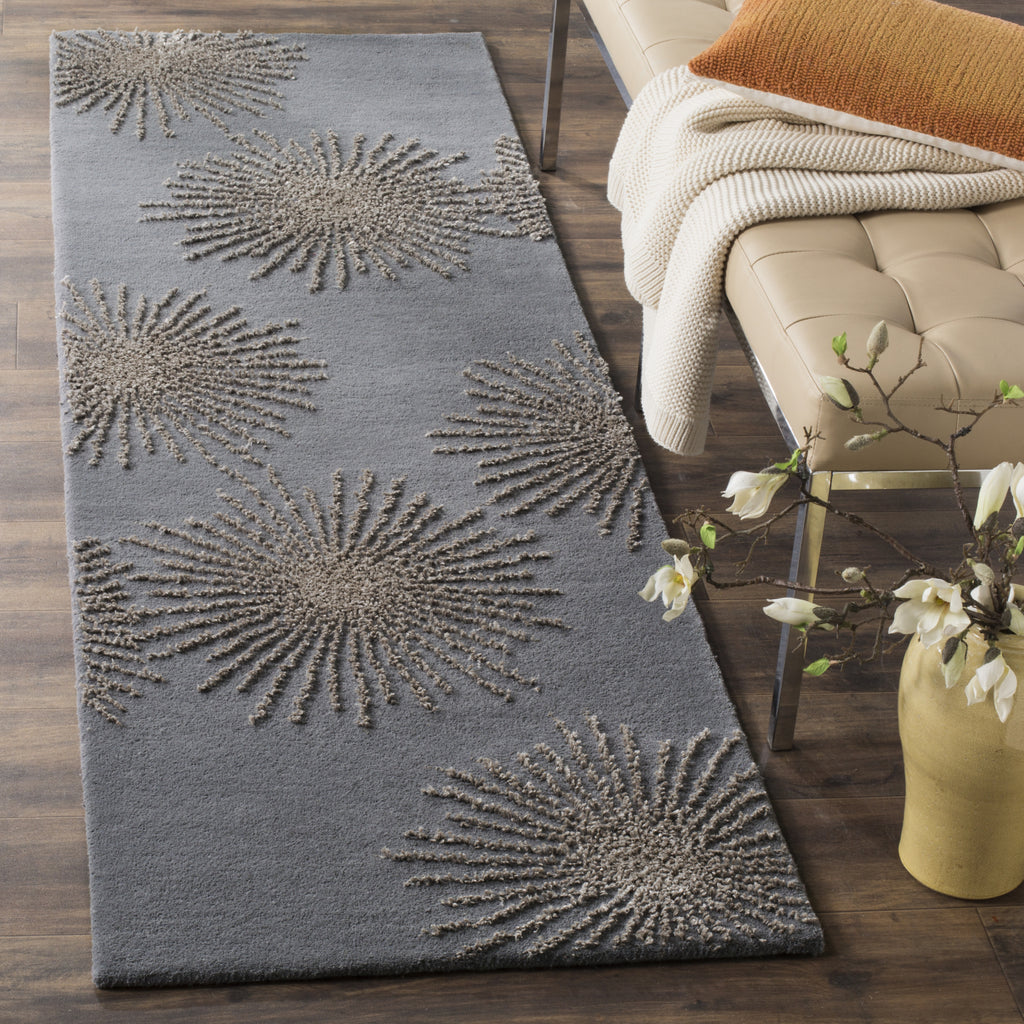 Safavieh Soho Soh712 Dark Grey/Silver Area Rug – Incredible Rugs and Decor