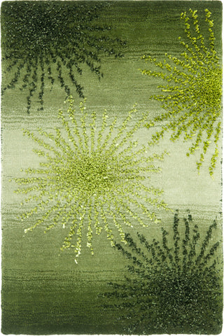 Safavieh Soho Soh712 Green/Multi Area Rug 