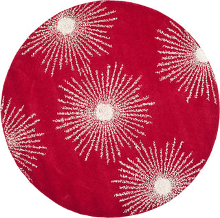 Safavieh Soho Soh712 Red/Ivory Area Rug Round