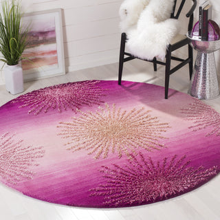 Safavieh Soho Soh712 Pink Area Rug Room Scene