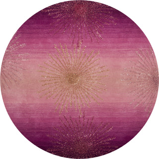 Safavieh Soho Soh712 Pink Area Rug Round