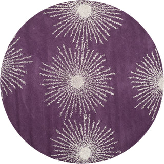 Safavieh Soho Soh712 Purple/Ivory Area Rug Round