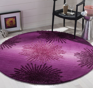 Safavieh Soho Soh712 Purple Area Rug Room Scene