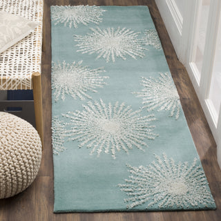 Safavieh Soho Soh712 Light Teal/Multi Area Rug Room Scene