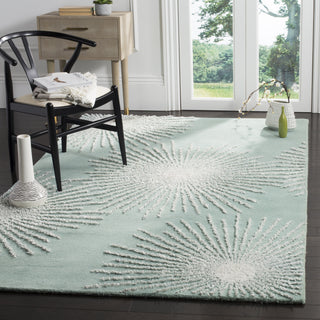 Safavieh Soho Soh712 Light Teal/Multi Area Rug Room Scene Feature