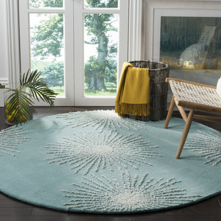 Safavieh Soho Soh712 Light Teal/Multi Area Rug Room Scene