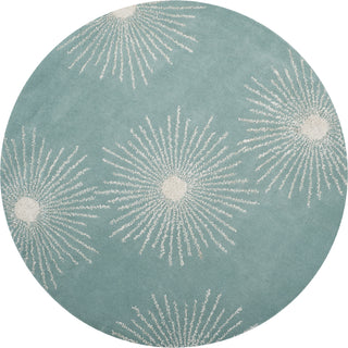 Safavieh Soho Soh712 Light Teal/Multi Area Rug Round