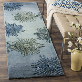 Safavieh Soho Soh712 Denim Area Rug Room Scene