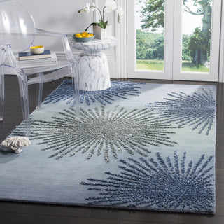 Safavieh Soho Soh712 Denim Area Rug Room Scene Feature