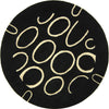 Safavieh Soho Soh714 Black/Ivory Area Rug Round