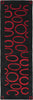 Safavieh Soho Soh714 Black/Red Area Rug Runner