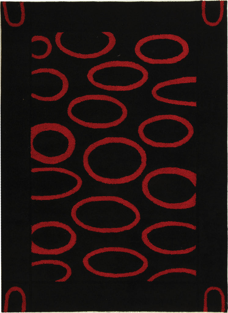 Safavieh Soho Soh714 Black/Red Area Rug main image