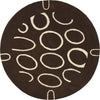 Safavieh Soho Soh714 Brown/Ivory Area Rug Round