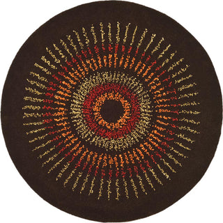 Safavieh Soho Soh719 Brown/Gold Area Rug Round