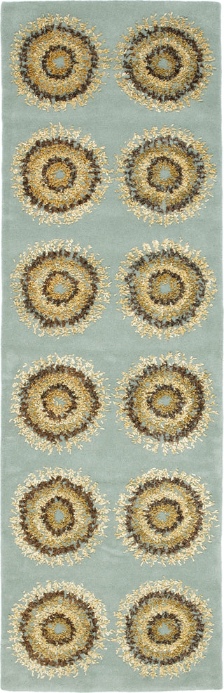 Safavieh Soho Soh719 Light Blue/Multi Area Rug Runner