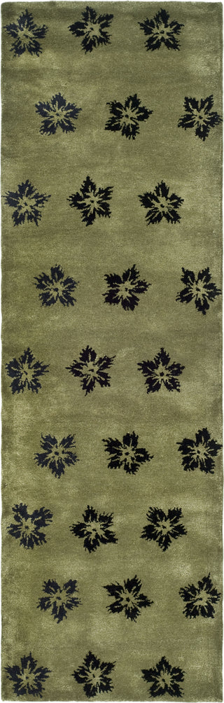 Safavieh Soho Soh720 Sage/Black Area Rug Runner