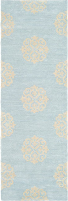 Safavieh Soho 724 Turquoise/Yellow Area Rug Runner