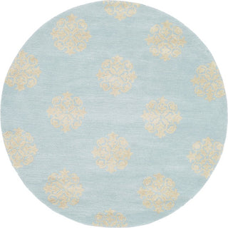 Safavieh Soho 724 Turquoise/Yellow Area Rug Round