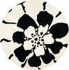 Safavieh Soho Soh730 Black/White Area Rug Round