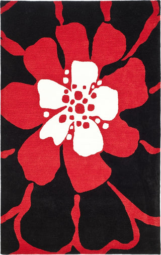 Safavieh Soho Soh730 Black/Red Area Rug main image