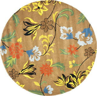 Safavieh Soho Soh736 Brown/Multi Area Rug Round