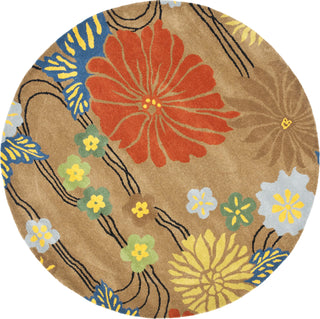 Safavieh Soho Soh738 Brown/Multi Area Rug Round