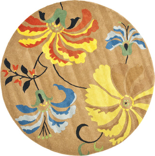 Safavieh Soho Soh740 Brown/Multi Area Rug Round