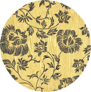 Safavieh Soho Soh742 Gold/Black Area Rug Round