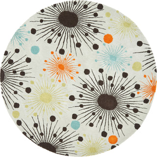 Safavieh Soho Soh747 Light Blue/Multi Area Rug Round