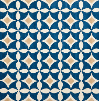 Safavieh Soho Soh750 Ivory/Blue Area Rug Square