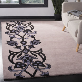 Safavieh Soho Soh751 Beige/Purple Area Rug Room Scene Feature