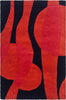 Safavieh Soho Soh755 Black/Red Area Rug 