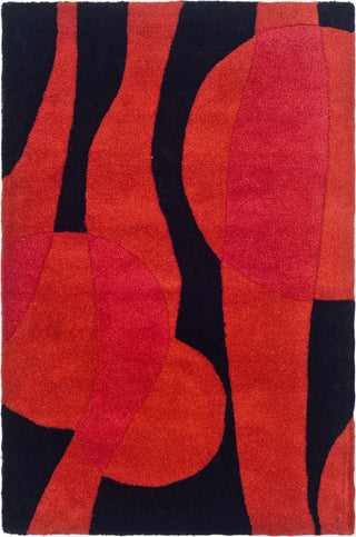 Safavieh Soho Soh755 Black/Red Area Rug 