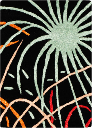 Safavieh Soho Soh757 Black/Multi Area Rug 