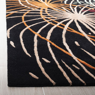 Safavieh Soho Soh757 Black/Multi Area Rug Detail