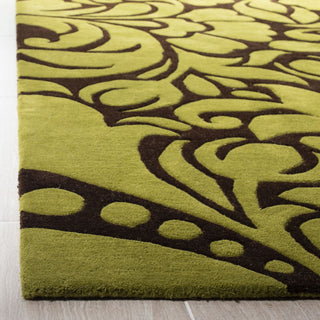 Safavieh Soho Soh759 Brown/Green Area Rug Detail