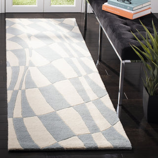 Safavieh Soho Soh763 Blue/Ivory Area Rug Room Scene Feature