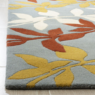 Safavieh Soho Soh764 Blue/Multi Area Rug Detail