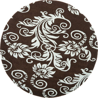 Safavieh Soho Soh765 Brown/Blue Area Rug Round