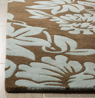 Safavieh Soho Soh770 Light Brown/Blue Area Rug Detail