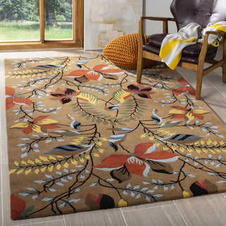 Safavieh Soho Soh771 Light Brown/Multi Area Rug Room Scene Feature