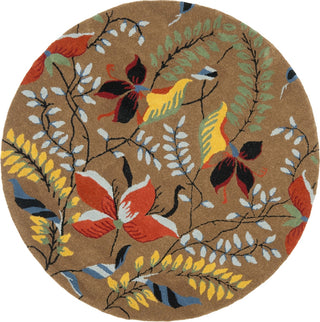 Safavieh Soho Soh771 Light Brown/Multi Area Rug Round