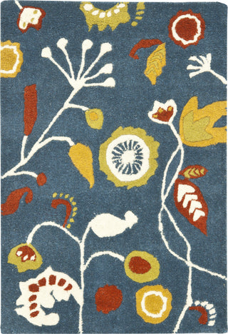 Safavieh Soho Soh772 Dark Blue/Multi Area Rug 