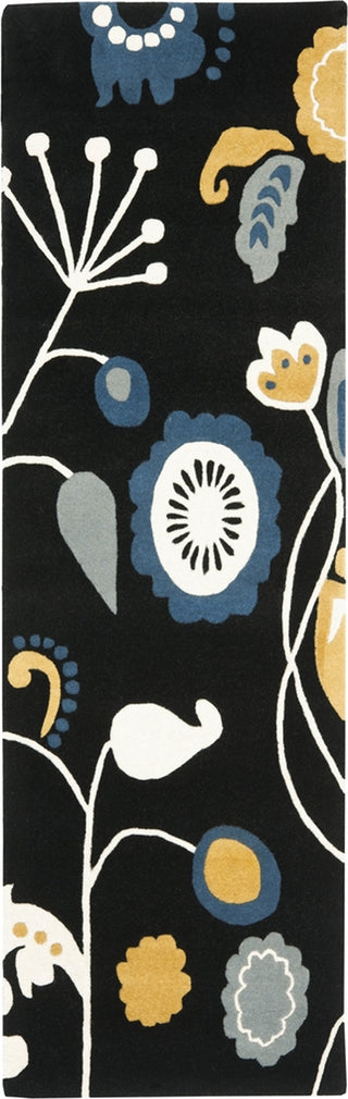 Safavieh Soho Soh772 Black/Multi Area Rug Runner