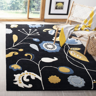 Safavieh Soho Soh772 Black/Multi Area Rug Room Scene Feature